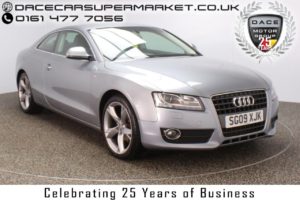 Used 2009 GREY AUDI A5 Coupe 2.0 TFSI 3DR MANUAL HEATED LEATHER SEATS 178 BHP (reg. 2009-03-14) for sale in Stockport