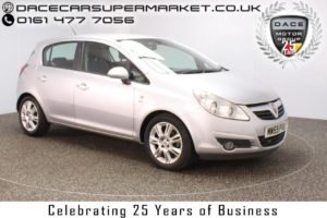 Used 2010 SILVER VAUXHALL CORSA Hatchback 1.2 SE 5DR HALF LEATHER SEATS 83 BHP (reg. 2010-02-12) for sale in Stockport