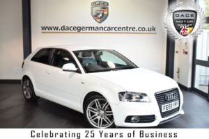 Used 2010 WHITE AUDI A3 Hatchback 1.4 TFSI S LINE 3DR 123 BHP excellent service history (reg. 2010-11-20) for sale in Bolton