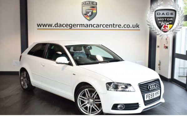 Used 2010 WHITE AUDI A3 Hatchback 1.4 TFSI S LINE 3DR 123 BHP excellent service history (reg. 2010-11-20) for sale in Bolton