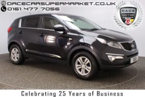 Used 2011 BLACK KIA SPORTAGE Estate 1.7 CRDI 1 5DR 114 BHP (reg. 2011-06-23) for sale in Stockport