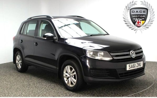 Used 2011 BLACK VOLKSWAGEN TIGUAN Estate 2.0 S TDI BLUEMOTION TECHNOLOGY 5DR 138 BHP FULL SERVICE HISTORY (reg. 2011-11-02) for sale in Stockport