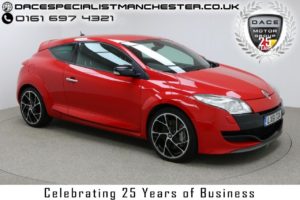 Used 2011 RED RENAULT MEGANE Coupe 2.0 RENAULTSPORT 16V 3d 247 BHP (reg. 2011-09-01) for sale in Manchester