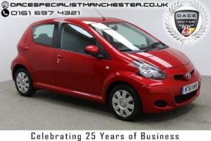 Used 2011 RED TOYOTA AYGO Hatchback 1.0 VVT-I ICE 5d 68 BHP (reg. 2011-12-28) for sale in Manchester