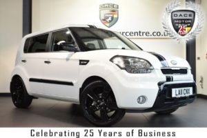 Used 2011 WHITE KIA SOUL Hatchback 1.6 ECHO 5DR 125 BHP full service history (reg. 2011-07-28) for sale in Bolton