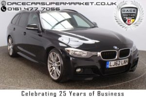 Used 2012 BLACK BMW 3 SERIES Estate 2.0 320D M SPORT TOURING 5DR PRO NAV HEATED LEATHER 181 BHP (reg. 2012-12-10) for sale in Stockport