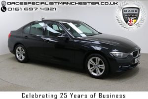 Used 2012 BLACK BMW 3 SERIES Saloon 2.0 320D SPORT 4d AUTO 184 BHP (reg. 2012-09-28) for sale in Manchester
