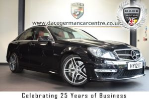 Used 2012 BLACK MERCEDES-BENZ C CLASS Saloon 6.2 C63 AMG 4DR AUTO 457 BHP full service history (reg. 2012-03-09) for sale in Bolton
