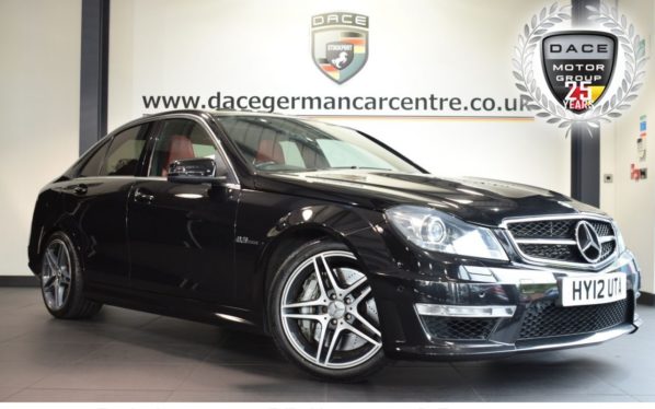 Used 2012 BLACK MERCEDES-BENZ C CLASS Saloon 6.2 C63 AMG 4DR AUTO 457 BHP full service history (reg. 2012-03-09) for sale in Bolton