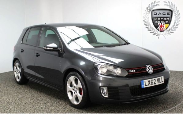 Used 2012 GREY VOLKSWAGEN GOLF Hatchback 2.0 GTI DSG 5DR AUTO SAT NAV HEATED LEATHER 210 BHP (reg. 2012-09-03) for sale in Stockport