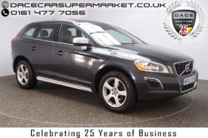 Used 2012 GREY VOLVO XC60 Estate 2.0 D4 R-DESIGN 5DR AUTO LEATHER SEATS 161 BHP (reg. 2012-10-19) for sale in Stockport