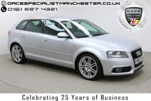 Used 2012 SILVER AUDI A3 Hatchback 1.6 TDI S LINE 5d 103 BHP (reg. 2012-10-03) for sale in Manchester