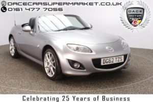 Used 2012 SILVER MAZDA MX-5 Convertible 2.0 I ROADSTER SPORT TECH 2DR HEATED LEATHER 158 BHP (reg. 2012-09-30) for sale in Stockport