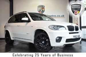 Used 2012 WHITE BMW X5 Estate 3.0 XDRIVE30D M SPORT 5DR AUTO 241 BHP full service history (reg. 2012-10-08) for sale in Bolton
