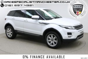 Used 2012 WHITE LAND ROVER RANGE ROVER EVOQUE Estate 2.2 SD4 PURE TECH PACK 5d 190 BHP SAT NAV (reg. 2012-05-25) for sale in Manchester