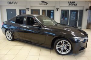 Used 2013 BLACK BMW 3 SERIES Saloon 2.0 318D M SPORT 4d 141 BHP (reg. 2013-12-11) for sale in Hazel Grove