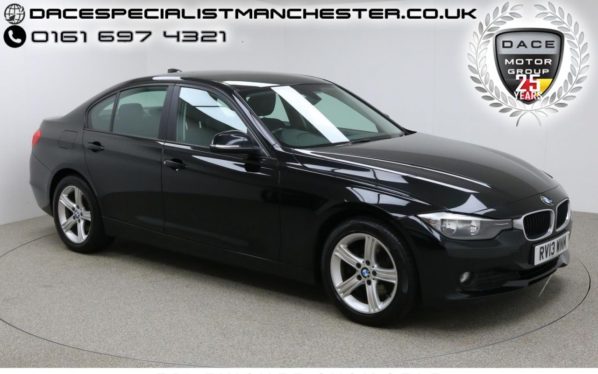 Used 2013 BLACK BMW 3 SERIES Saloon 2.0 320D SE 4d 184 BHP (reg. 2013-05-13) for sale in Manchester