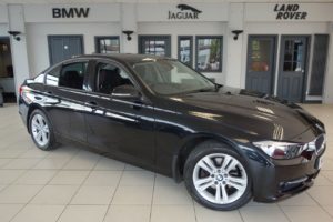 Used 2013 BLACK BMW 3 SERIES Saloon 2.0 320D SPORT 4d AUTO 184 BHP (reg. 2013-10-09) for sale in Hazel Grove