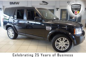 Used 2013 BLACK LAND ROVER DISCOVERY Estate 3.0 4 SDV6 GS 5d AUTO 255 BHP (reg. 2013-03-16) for sale in Hazel Grove