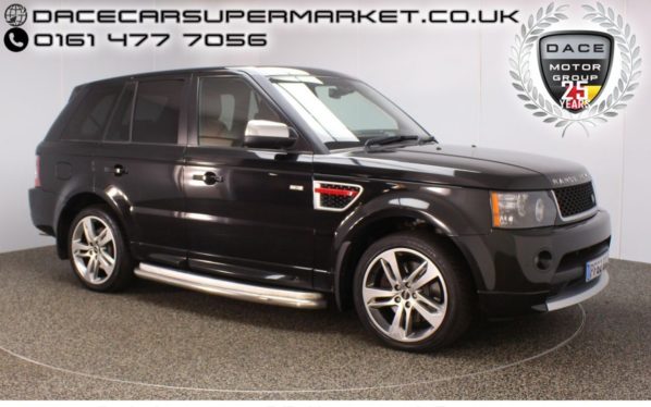 Used 2013 BLACK LAND ROVER RANGE ROVER SPORT Estate 3.0 SDV6 HSE RED 5DR SAT NAV HEATED LEATHER 255 BHP (reg. 2013-01-30) for sale in Stockport