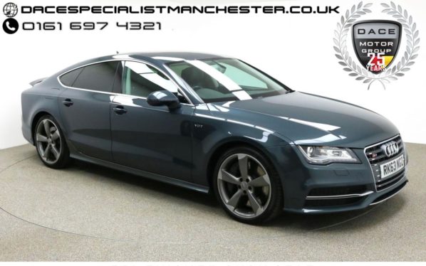 Used 2013 GREY AUDI S7 Hatchback 4.0 S7 TFSI QUATTRO 5d 414 BHP Full Service History (reg. 2013-09-03) for sale in Manchester