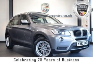 Used 2013 GREY BMW X3 Estate 2.0 XDRIVE20D SE 5DR 181 BHP full service history (reg. 2013-02-14) for sale in Bolton