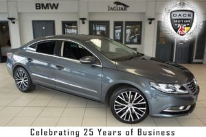 Used 2013 GREY VOLKSWAGEN CC Coupe 2.0 GT TDI BLUEMOTION TECHNOLOGY DSG 4d AUTO 168 BHP (reg. 2013-05-30) for sale in Hazel Grove