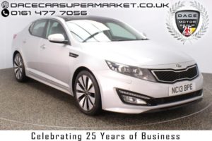 Used 2013 SILVER KIA OPTIMA Saloon 1.7 3 CRDI 4DR AUTO SAT NAV HEATED LEATHER REAR CAM 1 OWNER 134 BHP (reg. 2013-03-13) for sale in Stockport