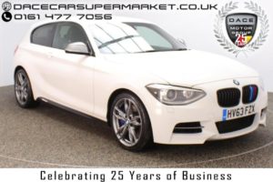 Used 2013 WHITE BMW 1 SERIES Hatchback 3.0 M135I 3DR AUTO LEATHER SEATS BLUETOOTH 316 BHP (reg. 2013-10-25) for sale in Stockport