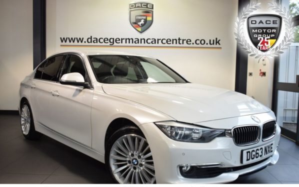 Used 2013 WHITE BMW 3 SERIES Saloon 3.0 330D XDRIVE LUXURY 4DR AUTO 255 BHP full service history (reg. 2013-11-18) for sale in Bolton