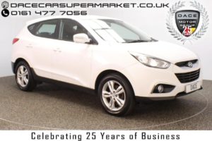 Used 2013 WHITE HYUNDAI IX35 Estate 1.7 STYLE CRDI 5DR HEATED SEATS 114 BHP (reg. 2013-03-05) for sale in Stockport