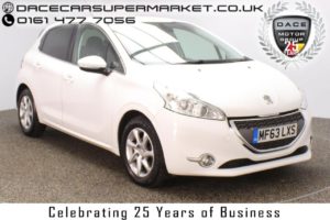 Used 2013 WHITE PEUGEOT 208 Hatchback 1.4 E-HDI ALLURE 5DR 68 BHP (reg. 2013-09-17) for sale in Stockport