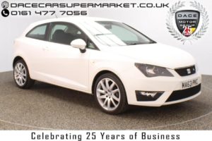 Used 2013 WHITE SEAT IBIZA Hatchback 1.2 TSI FR 3DR 104 BHP (reg. 2013-09-30) for sale in Stockport