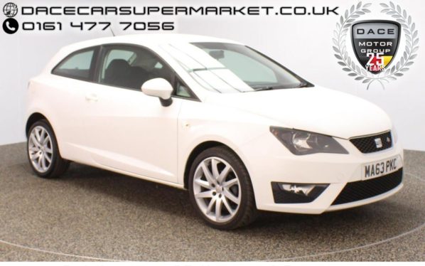 Used 2013 WHITE SEAT IBIZA Hatchback 1.2 TSI FR 3DR 104 BHP (reg. 2013-09-30) for sale in Stockport