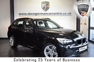 Used 2014 BLACK BMW X1 Estate 2.0 XDRIVE20D M SPORT 5DR 181 BHP superb service history (reg. 2014-06-25) for sale in Bolton