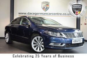 Used 2014 BLUE VOLKSWAGEN CC Coupe 2.0 GT TDI BLUEMOTION TECHNOLOGY DSG 4DR AUTO 175 BHP full service history (reg. 2014-07-01) for sale in Bolton