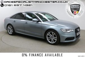 Used 2014 GREY AUDI A6 Saloon 3.0 TDI S LINE BLACK EDITION 4d AUTO (reg. 2014-06-27) for sale in Manchester