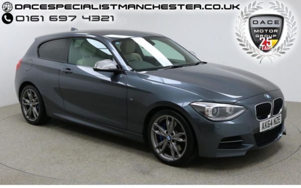 Used 2014 GREY BMW 1 SERIES Hatchback 3.0 M135I 3d AUTO 316 BHP (reg. 2014-11-21) for sale in Manchester