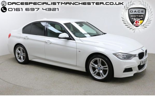 Used 2014 WHITE BMW 3 SERIES Saloon 2.0 320D M SPORT 4d 181 BHP (reg. 2014-09-29) for sale in Manchester