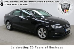 Used 2015 BLACK AUDI A3 Saloon 1.6 TDI SPORT 4d 109 BHP (reg. 2015-04-02) for sale in Manchester
