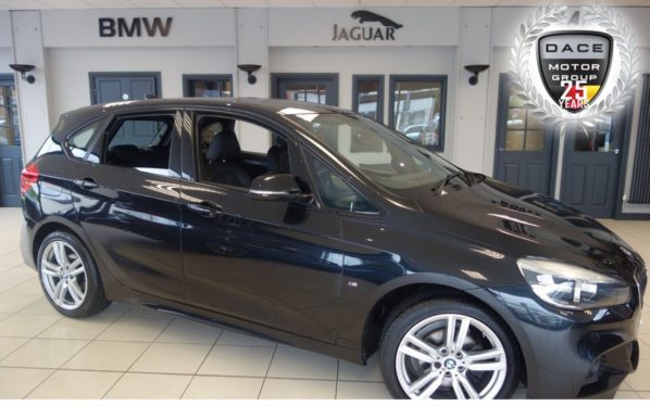 Used 2015 BLACK BMW 2 SERIES ACTIVE TOURER Hatchback 2.0 218D M SPORT ACTIVE TOURER 5d 148 BHP (reg. 2015-07-17) for sale in Hazel Grove