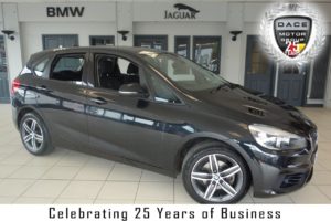 Used 2015 BLACK BMW 2 SERIES ACTIVE TOURER Hatchback 2.0 218D SPORT ACTIVE TOURER 5d 148 BHP (reg. 2015-04-17) for sale in Hazel Grove