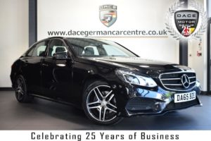 Used 2015 BLACK MERCEDES-BENZ E CLASS Saloon 2.1 E220 BLUETEC AMG NIGHT EDITION 4DR AUTO 174 BHP excellent service history (reg. 2015-09-23) for sale in Bolton