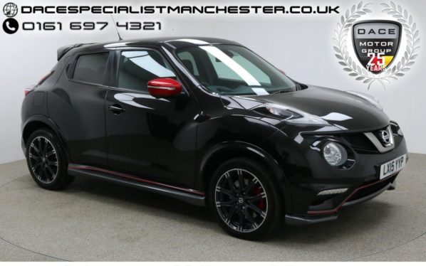 Used 2015 BLACK NISSAN JUKE Hatchback 1.6 NISMO RS DIG-T 5d AUTO 214 BHP (reg. 2015-03-20) for sale in Manchester
