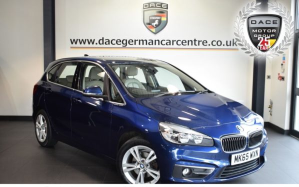 Used 2015 BLUE BMW 2 SERIES Hatchback 1.5 216D LUXURY ACTIVE TOURER 5DR 114 BHP full bmw service history (reg. 2015-09-30) for sale in Bolton