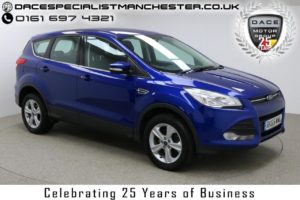 Used 2015 BLUE FORD KUGA Hatchback 2.0 ZETEC TDCI 5d 148 BHP (reg. 2015-09-30) for sale in Manchester