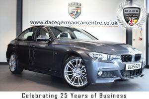 Used 2015 GREY BMW 3 SERIES Saloon 2.0 320D M SPORT 4DR AUTO 181 BHP (reg. 2015-03-11) for sale in Bolton