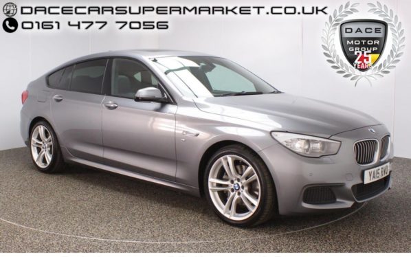 Used 2015 GREY BMW 5 SERIES GRAN TURISMO Hatchback 3.0 530D M SPORT GRAN TURISMO 5DR AUTO SAT NAV HEATED LEATHER SEATS 255 BHP (reg. 2015-07-31) for sale in Stockport
