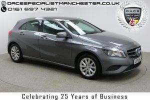Used 2015 GREY MERCEDES-BENZ A CLASS Hatchback 1.5 A180 CDI BLUEEFFICIENCY SE 5d 109 BHP (reg. 2015-06-16) for sale in Manchester