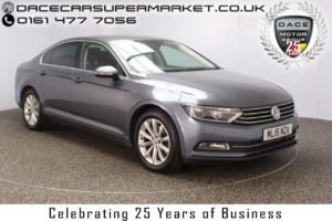 Used 2015 GREY VOLKSWAGEN PASSAT Saloon 1.6 SE BUSINESS TDI BLUEMOTION TECH DSG 4DR AUTO 1 OWNER (reg. 2015-04-14) for sale in Stockport